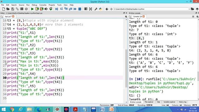 Python Theory Part 16A: Python Native Data Types (Tuples) смотреть онлайн