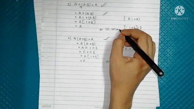 Absorption Law And Redundancy Law Proof ¦Quick Explanation