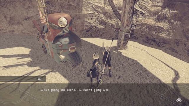 NieR Automata - Emil's Memories 4 - Desert (2B)
