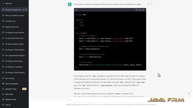 How to calculate hours between two dates in Golang 1.20 смотреть онлайн