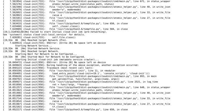 DevOps & SysAdmins: Google Cloud - Sys Err 28 - No space left after rebooting смотреть онлайн