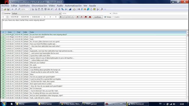 Facil manera de sincronizar subtitulos desplazados, con Aegisub смотреть онлайн