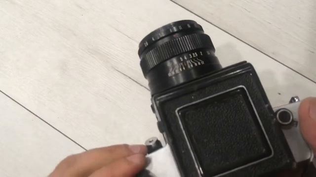 Kiev-6C with mine viewfinder and vega 12b смотреть онлайн