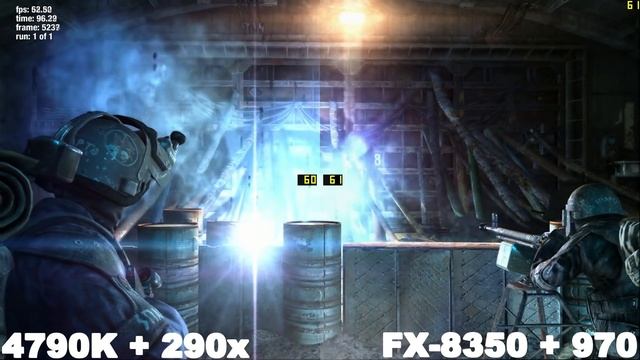 i7-4790K+290x vs FX-8350+970 смотреть онлайн