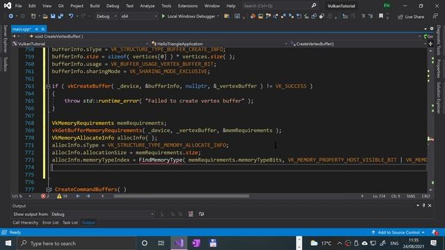 Vertex Buffer Creation [Vertex Buffers] | Vulkan Graphics/Games Programming смотреть онлайн