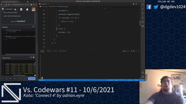 Vs. Codewars #11 - Jousting With Strings, Function Composition, Connect "Foreheadache"! смотреть онлайн