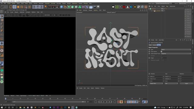 How To Make Liquid Melt Chrome 3D Text | Cinema 4D GFX Tutorial 2021 смотреть онлайн