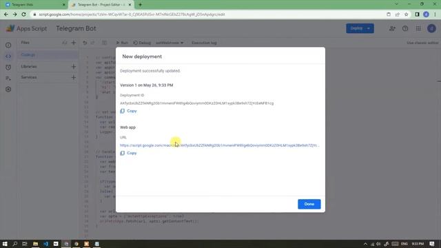 Create Simple Telegram Bot with Google Apps Script смотреть онлайн