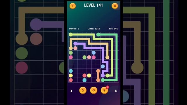 Connect the dots - Line puzzle game Expert level 141 #shorts смотреть онлайн