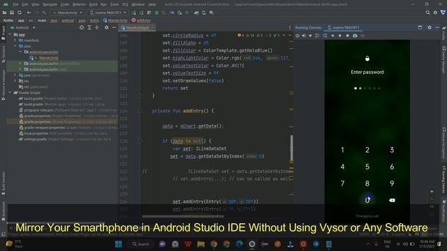 Mirror Smartphone From Android Studio without using Vysor | Android Studio Electric Eel смотреть онлайн