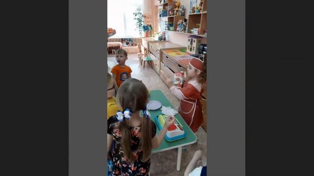 Группа "Березка", сюжетно-ролевая игра "В гости к бабушке" смотреть онлайн