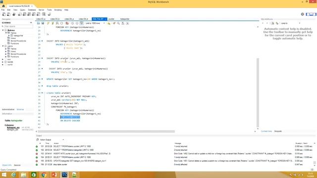 MySQL - 05. FOREIGN KEY: Yabancı Anahtar Kullanımı смотреть онлайн