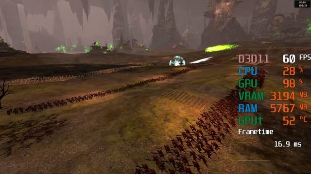 GeForce GTX 1650 -- AMD Ryzen 5 2600 -- Total War WARHAMMER II Benchmark смотреть онлайн