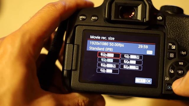 Canon 60p FHD Full HD how to set it on EOS 800D смотреть онлайн