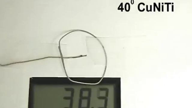 Термоактивные дуги CuNiTI, температура трансформации 40 градусов смотреть онлайн