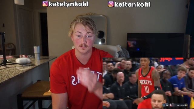 Curry Cooked Dillion Brooks. Reaction to Warriors vs Rockets смотреть онлайн