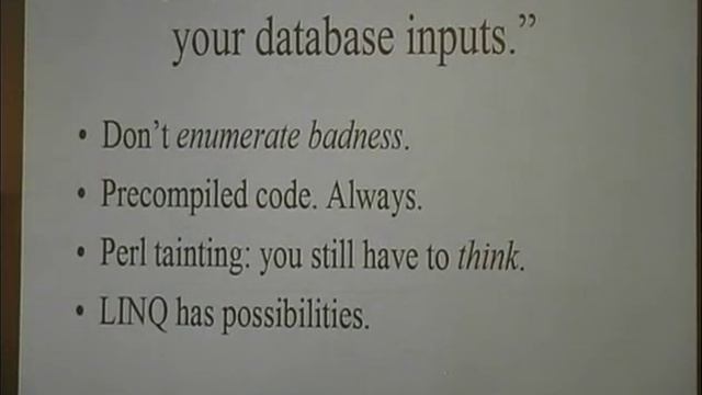 NOTACON 6: Injection Rejection, or How I Learned To Stop Worrying and Love Bobby Tables смотреть онлайн