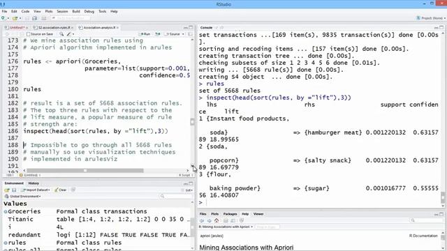 Visualizing Association Rules with arulesViz (part 1) смотреть онлайн
