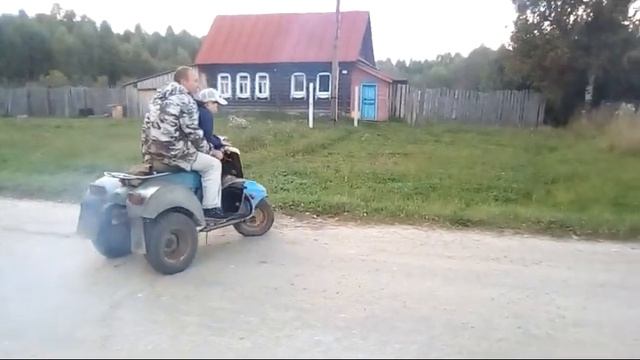 трицыкл из моторольлера. смотреть онлайн