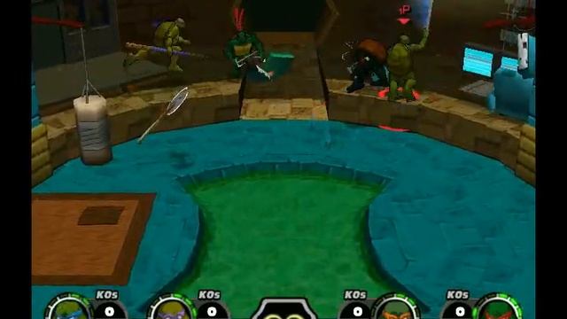 Teenage Mutant Ninja Turtles: Mutant Melee (PC) - All Turtles Gameplay смотреть онлайн