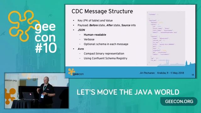 GeeCON 2018: Jiri Pechanec - Streaming Database Changes with Debezium смотреть онлайн