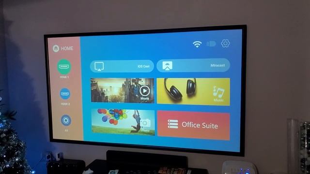 WiFi Bluetooth Projector, WiMiUS K1 7500L Video Projector Native 1920x1080 LED Projector Review, Fa
