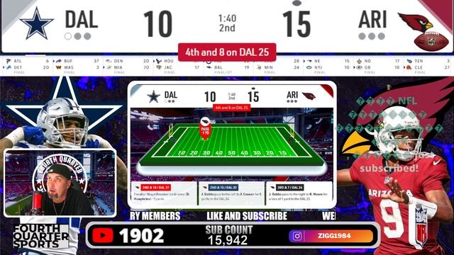 DALLAS COWBOYS VS ARIZONA CARDINALS LIVE ? #NFL#dallascowboys #azcardinals #nfllive #nfl смотреть онлайн
