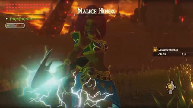 Hyrule Warriors Age of Calamity - Urbosa VS Unnatural Disaster (Very Hard Mode) смотреть онлайн