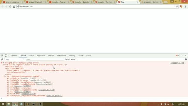 Fix Uncaught Error template parse errors can't bind to 'ngModel' since it isn't a known property смотреть онлайн