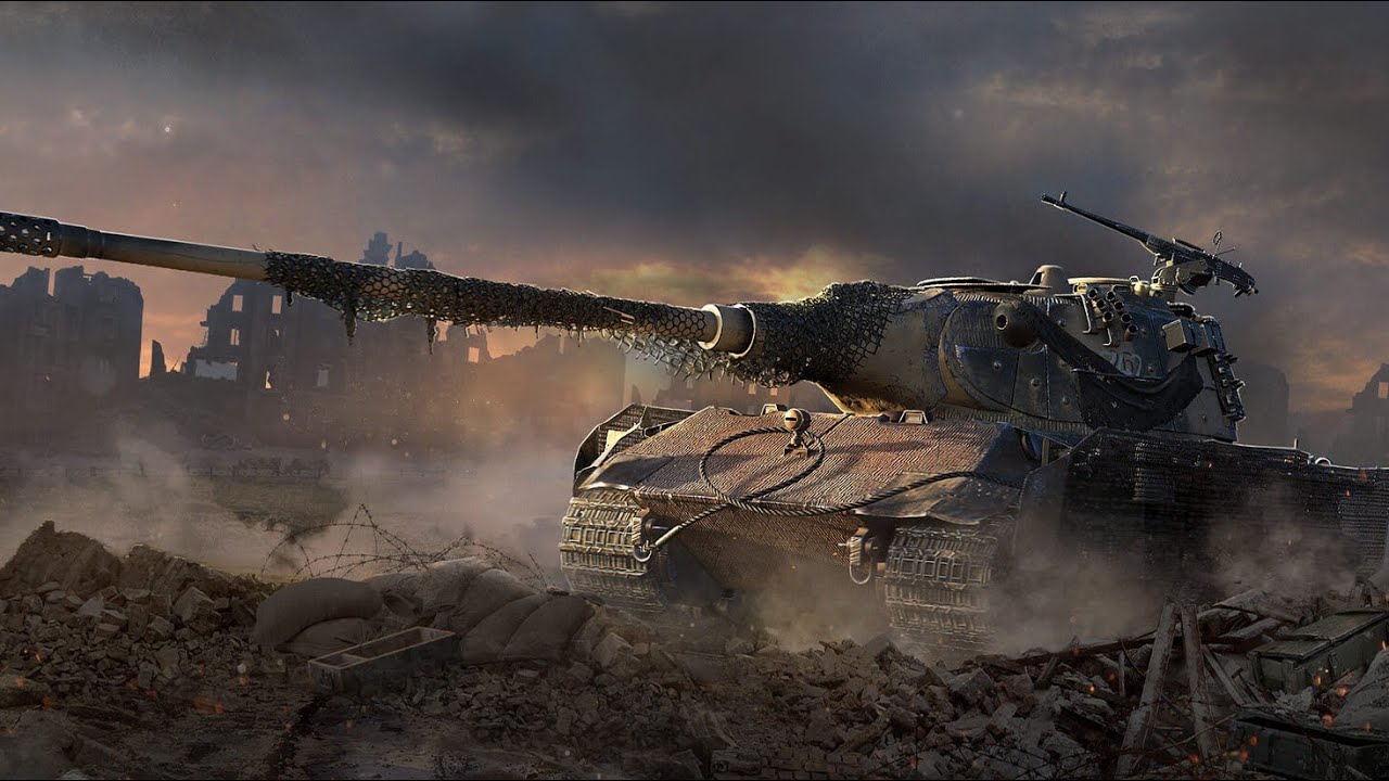 Е-75тс Карелия бой с 10 лвл топ по урону мастер 5к+ урона, пркерасное использование танка смотреть онлайн