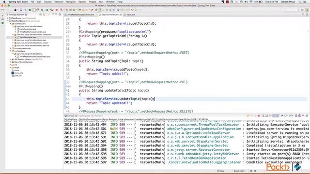 Professional Spring Boot 2: Using Request Parameters and Request Body | packtpub.com смотреть онлайн