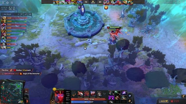 Queen of Pain Dota 2 Gameplay Miracle with Shivas - 17 Kills смотреть онлайн