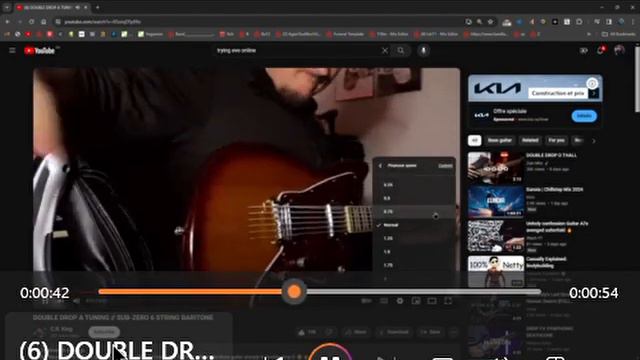 Growls over ;; DOUBLE DROP A TUNING // SUB-ZERO 6 STRING BARITONE смотреть онлайн
