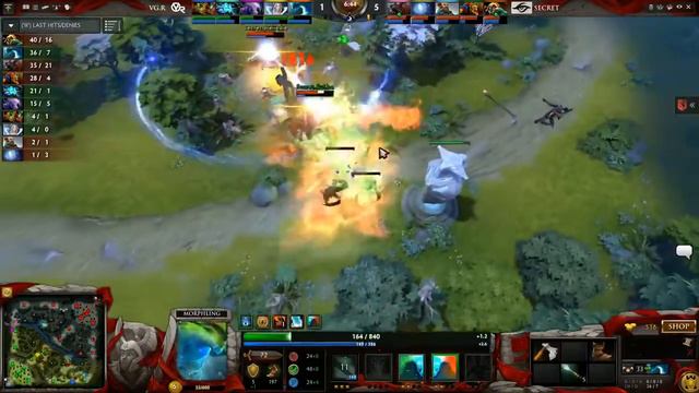 Secret vs VG Reborn , TI6, Игра 2, Day 1, The international 6, Русские комментаторы смотреть онлайн