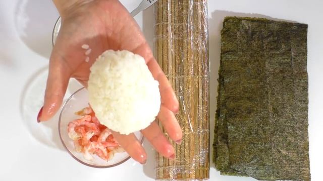 Ролл с КРЕВЕТКОЙ СПАЙСИ. Roll with shrimp. смотреть онлайн