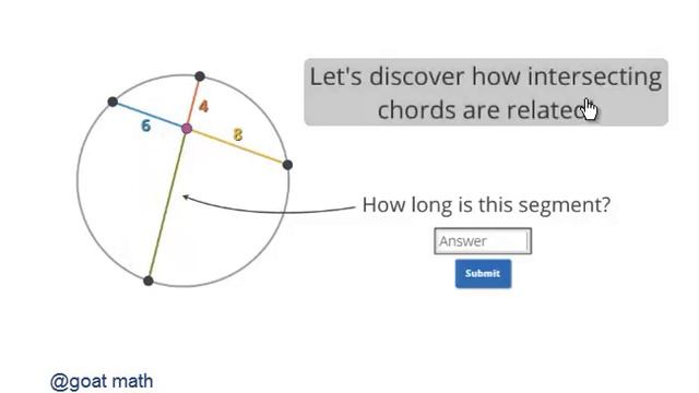 Geometry – Lines In Circles - Parallel Chords | Intersecting Chords