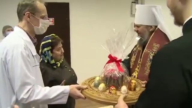 Освящение пасхальной продукции на ЗАО "Хлеб" смотреть онлайн