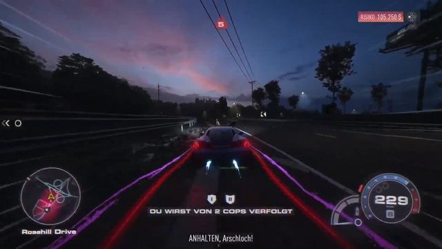 Ferrari 488 Pista running from police - Need for speed Unbound Early Acces Gameplay PS5 смотреть онлайн