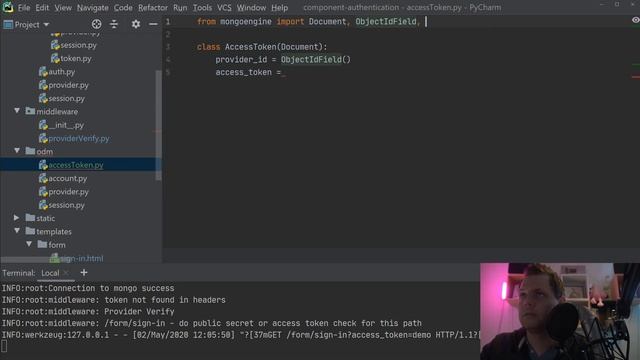 Create access token when access Web-UI - Project: Authentication - Part 12 смотреть онлайн