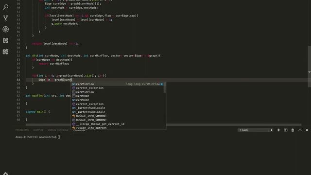 Dinic's Max Flow Algorithm смотреть онлайн