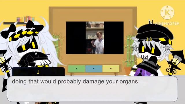 Murder Drones react to try not to laugh videos (part 2) смотреть онлайн