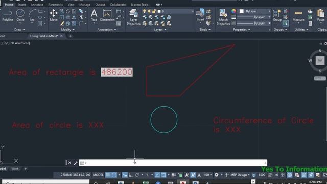 AutoCad:Using Field In Mtext|AutoCAD Tips & Tricks|Updated смотреть онлайн