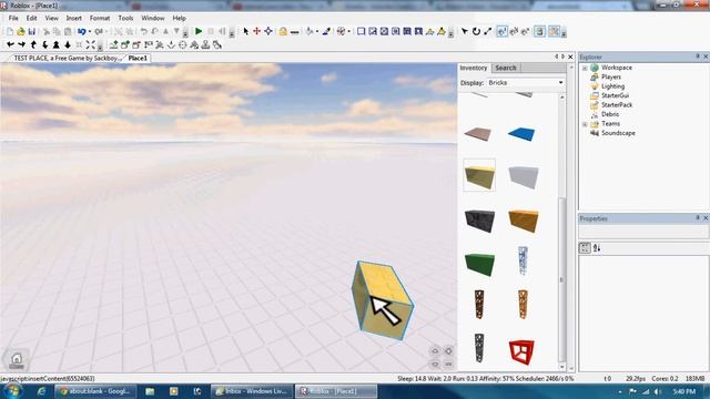 Basic: How to Place a Brick in ROBLOX Studio смотреть онлайн