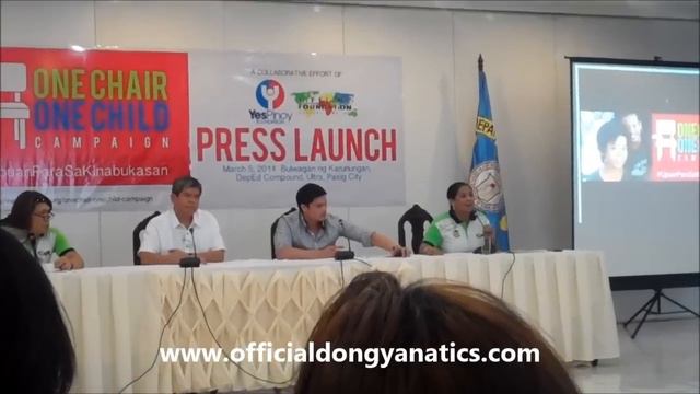 YPF Chairman Dingdong Dantes @ One Chair One Child Press Launch смотреть онлайн