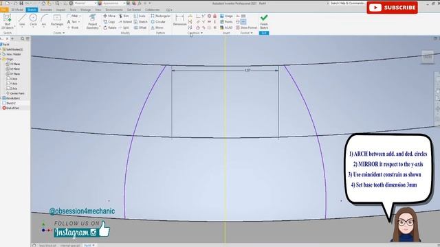 INTERNAL GEAR MADE QUICK AND EASY ⚙️ | 3D Model tutorial | Autodesk Inventor Professional 2021 смотреть онлайн