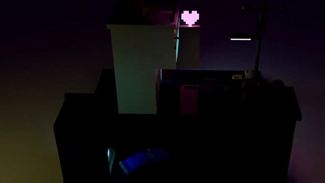 Cyberpunk themed isometric scene. (Blender 2.9) смотреть онлайн
