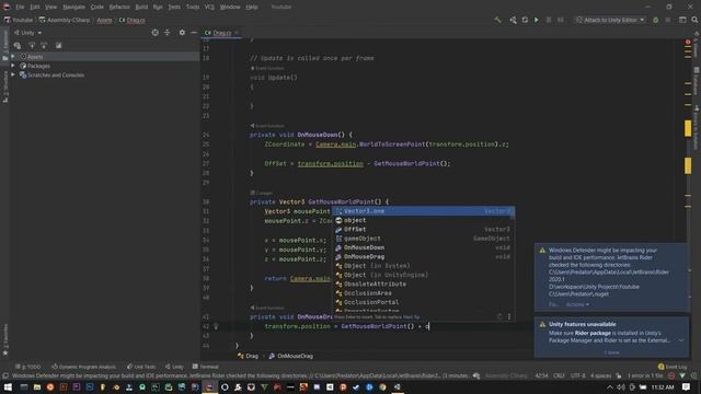 Drag and Drop 2D/3D Objects in Unity | Camera Elements | Works on Android, IOS , Windows | 2021 смотреть онлайн