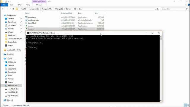 MongoDb Tutorial In Hindi | How To Install MongoDB In Windows 10 (Part-02) смотреть онлайн