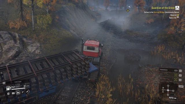 SnowRunner-Don, Russian Federation(Railway bridge construction) смотреть онлайн