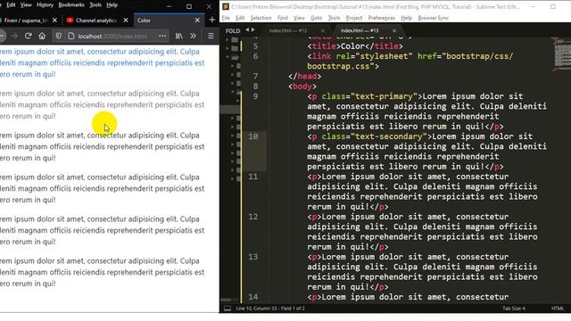 Bootstrap Tutorial [#13] | Color In Bootstrap смотреть онлайн